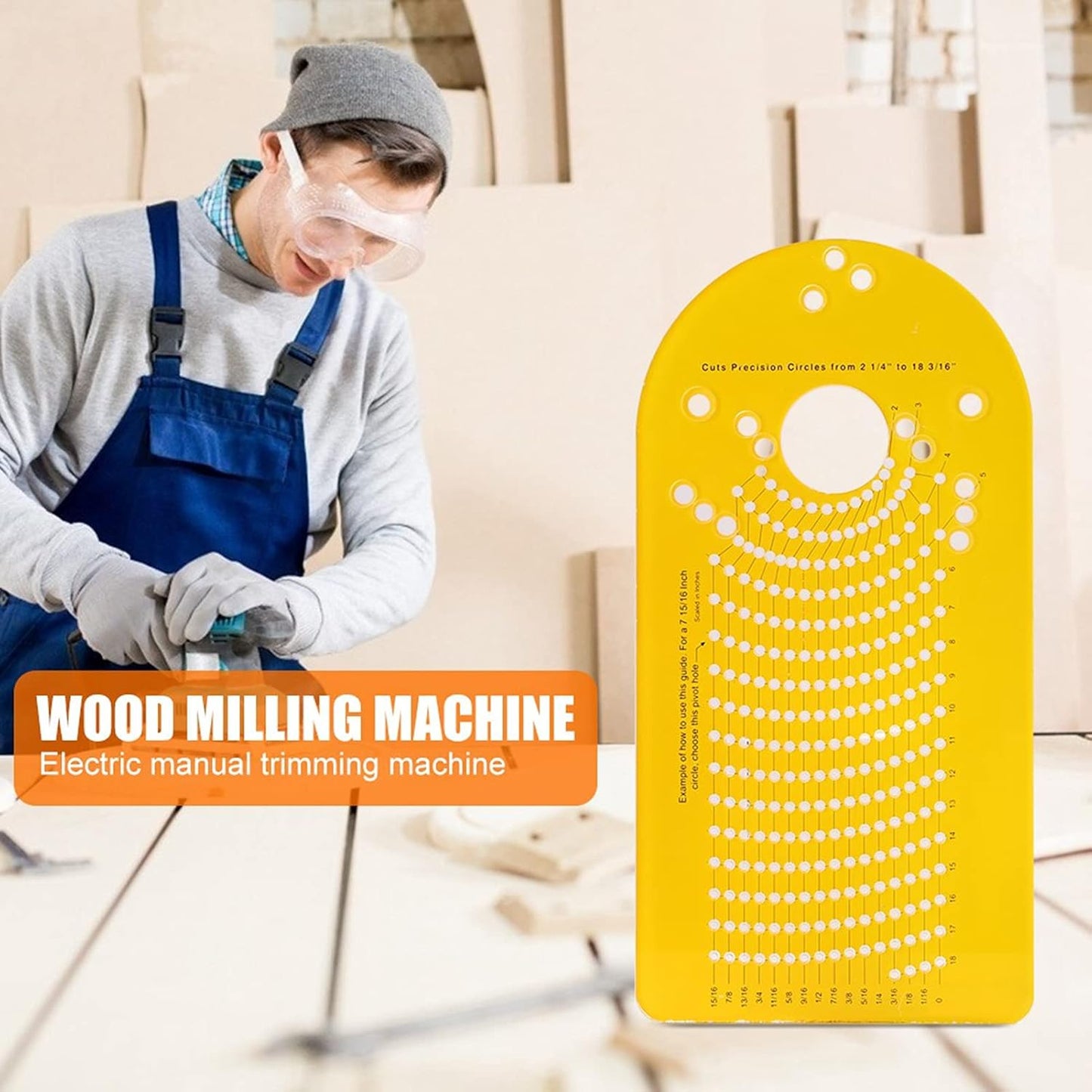 Kreisschneider Trimmer Fräserzubehör Holzbearbeitungswerkzeuge DIY für