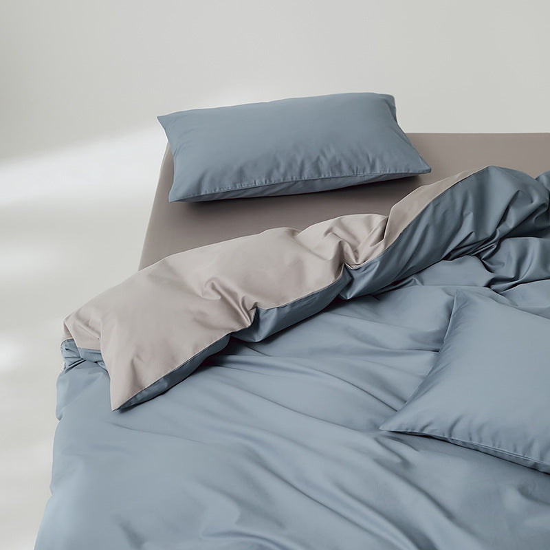 Vierteiliges Bettset Einfacher Stil