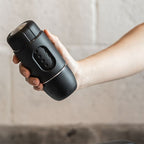 Manuelle Kapselkaffeemaschine Handpresskanne für Milchschaum