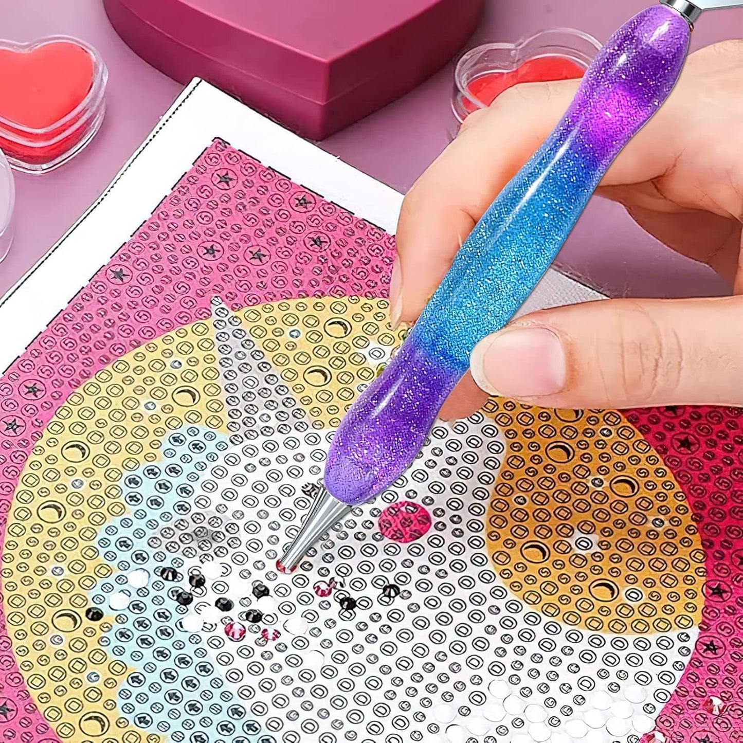 Diamond Painting Stifte-Set, Zubehör und Werkzeuge für 5D DIY Diamond Painting