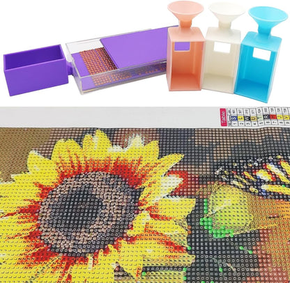 8 Diamond Painting Tabletts, Zubehör, Diamond Painting Aufbewahrung, Diamond Painting Werkzeugsets für Erwachsene
